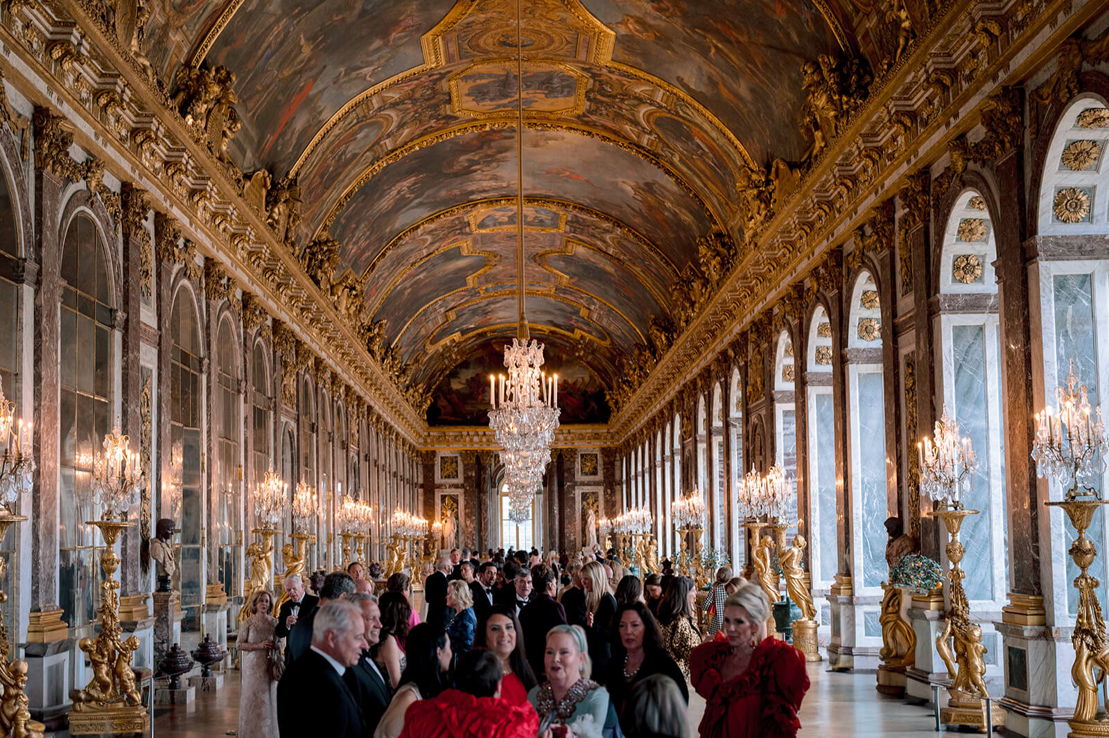Legacy of Light Gala patrons at Versailles